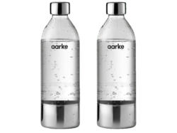 Aarke A1201 2er Pack Pet Flaschen 1L (0,8L bis zur Füll-Linie); Wasserflasche