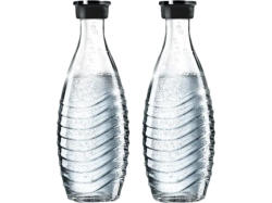 Sodastream Spülmaschinenfeste Glaskaraffe, 2-er Pack