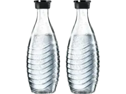 Sodastream Spülmaschinenfeste Glaskaraffe, 2-er Pack