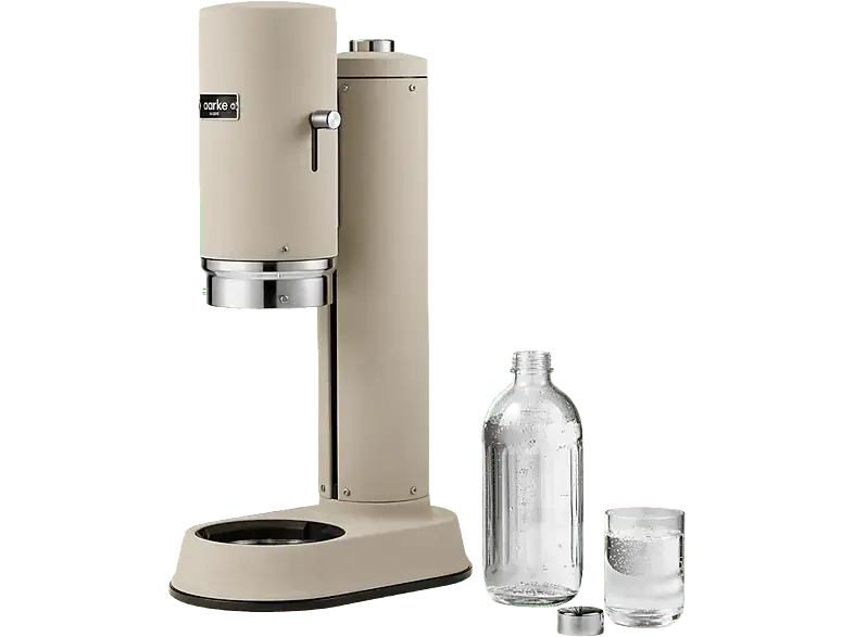 Aarke A1182 Carbonator Pro Wassersprudler mit 1 Flasche , Sand