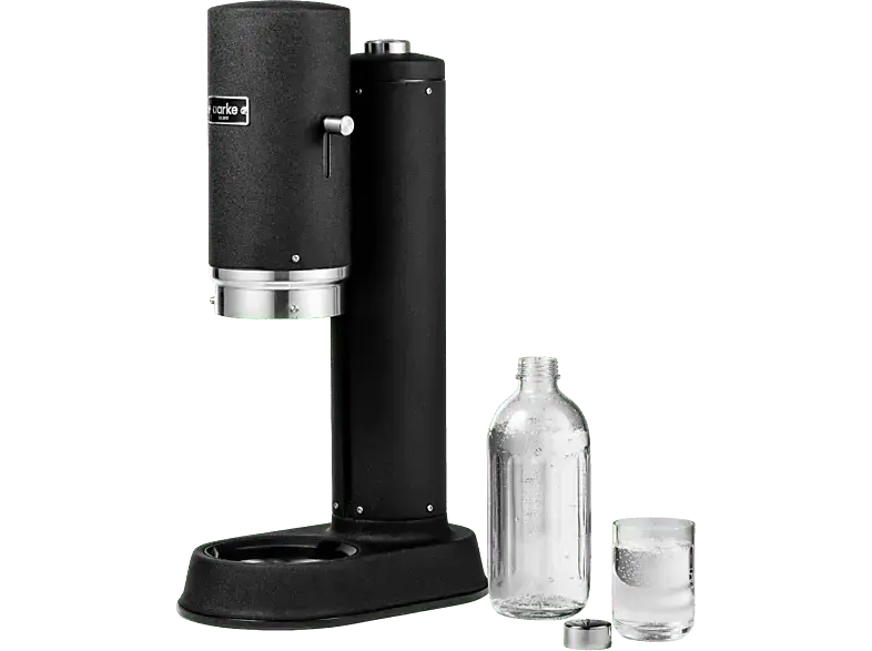 Aarke A1082 Carbonator Pro Wassersprudler mit 1 Flasche , Black Matt