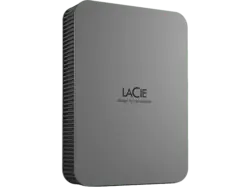 LACIE 2TB Mobile Drive Secure für Mac Festplatte, Extern, 2.5 Zoll, HDD, USB-C 3.2 Gen 1, Bis 130 MB/s, Space Grau