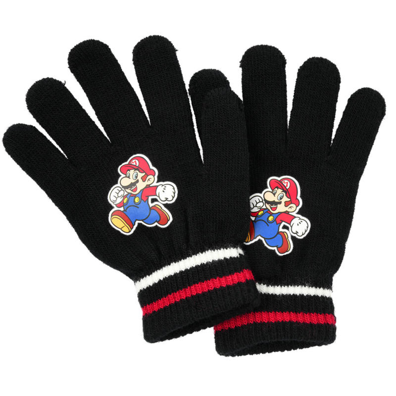 Super Mario Handschuhe mit Print