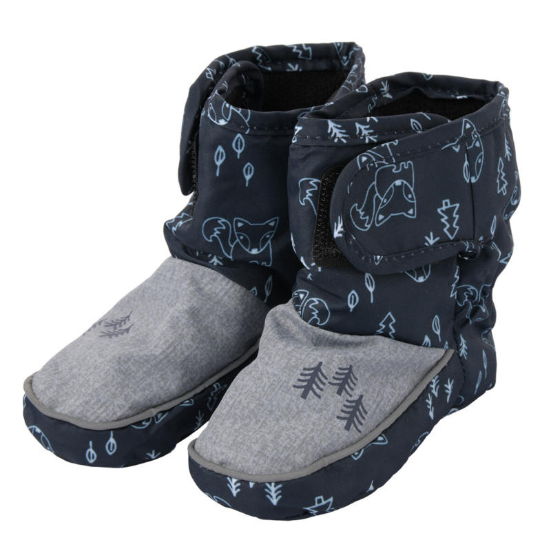 Baby Softschuhe mit Waldmotiv-Allover