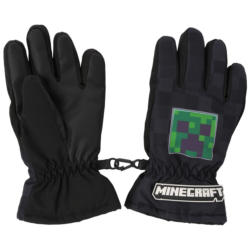 Minecraft Handschuhe mit Lizenz-Motiv