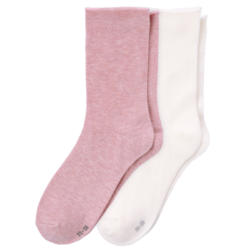 2 Paar Damen Socken mit Kaschmir-Anteil