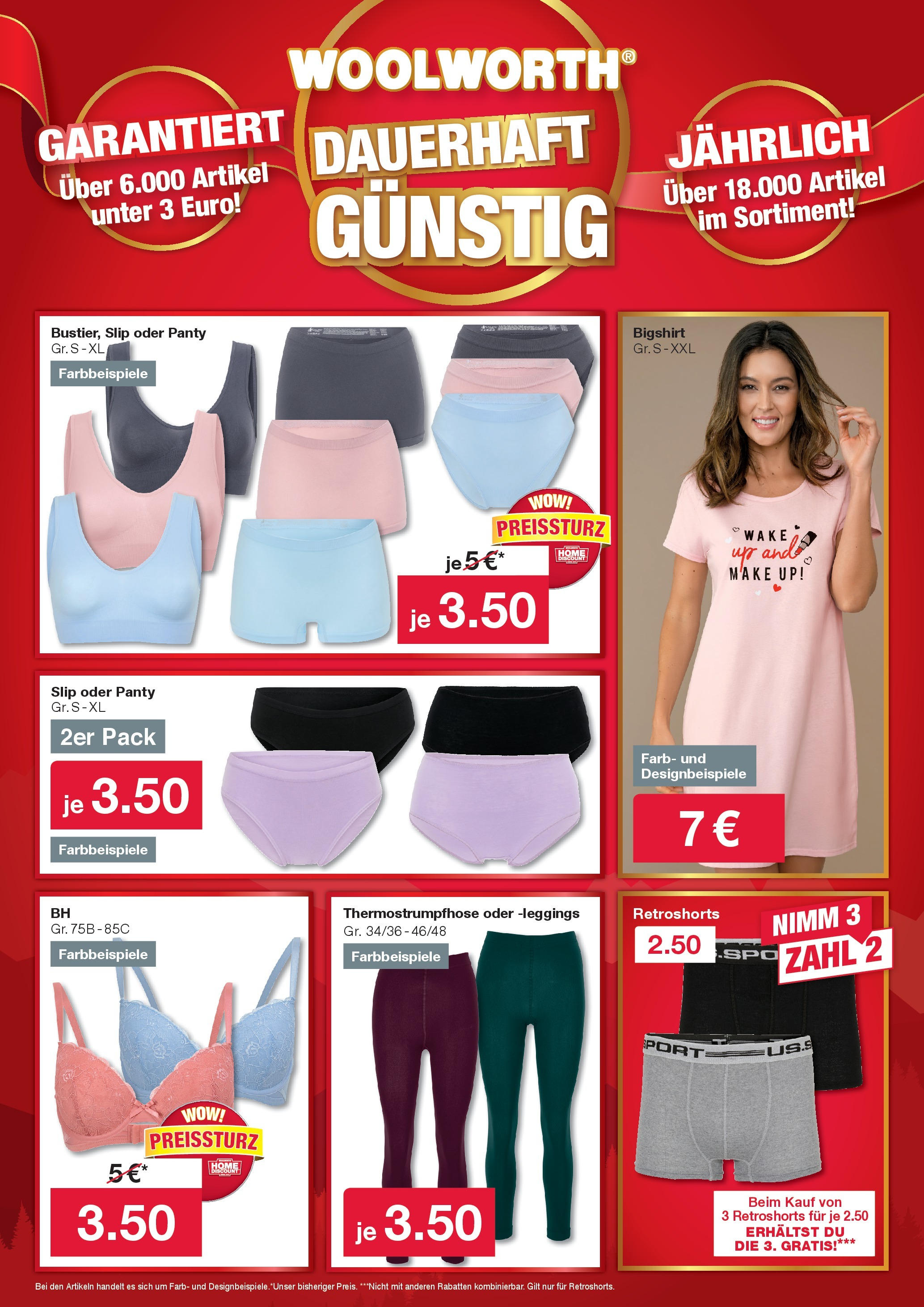 Woolworth Servus Oberwart von 26.10.2024 - Aktuelle Angebote | Seite: 7 | Produkte: Leggings, Slip