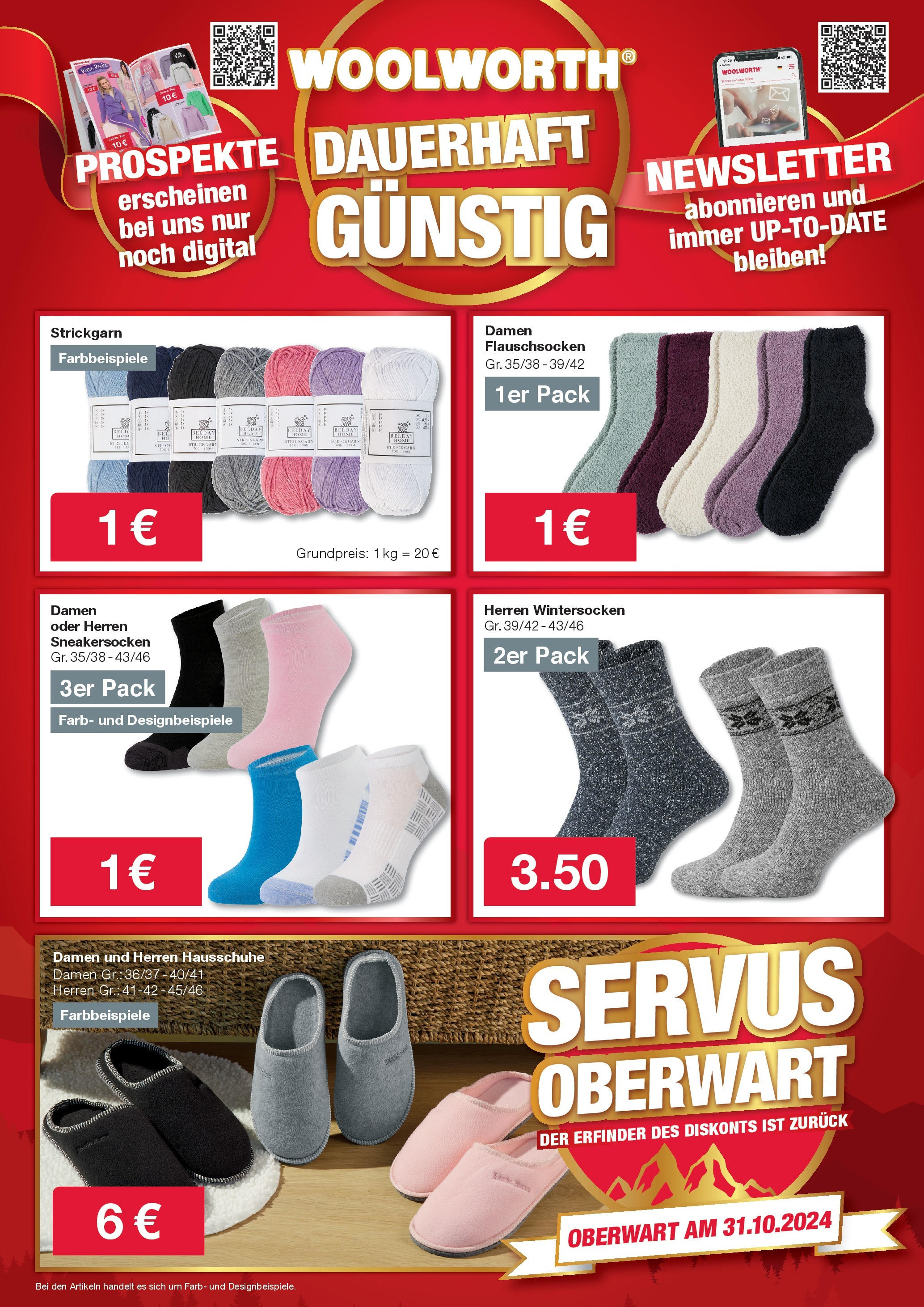 Woolworth Servus Oberwart von 26.10.2024 - Aktuelle Angebote | Seite: 6 | Produkte: Hausschuhe