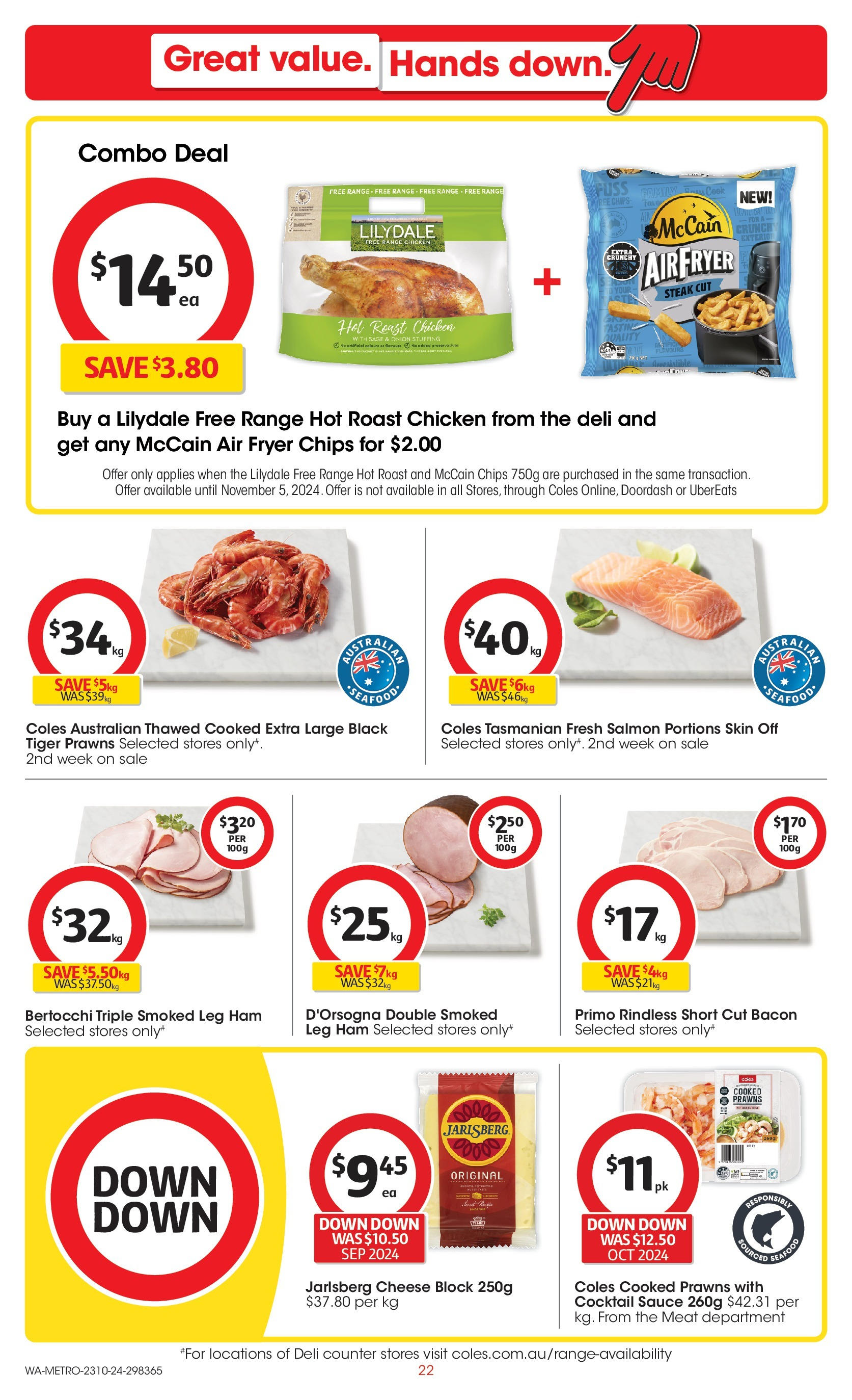 ﻿﻿Coles catalogue valid from 23/10/2024 > Online Australia | Page: 22