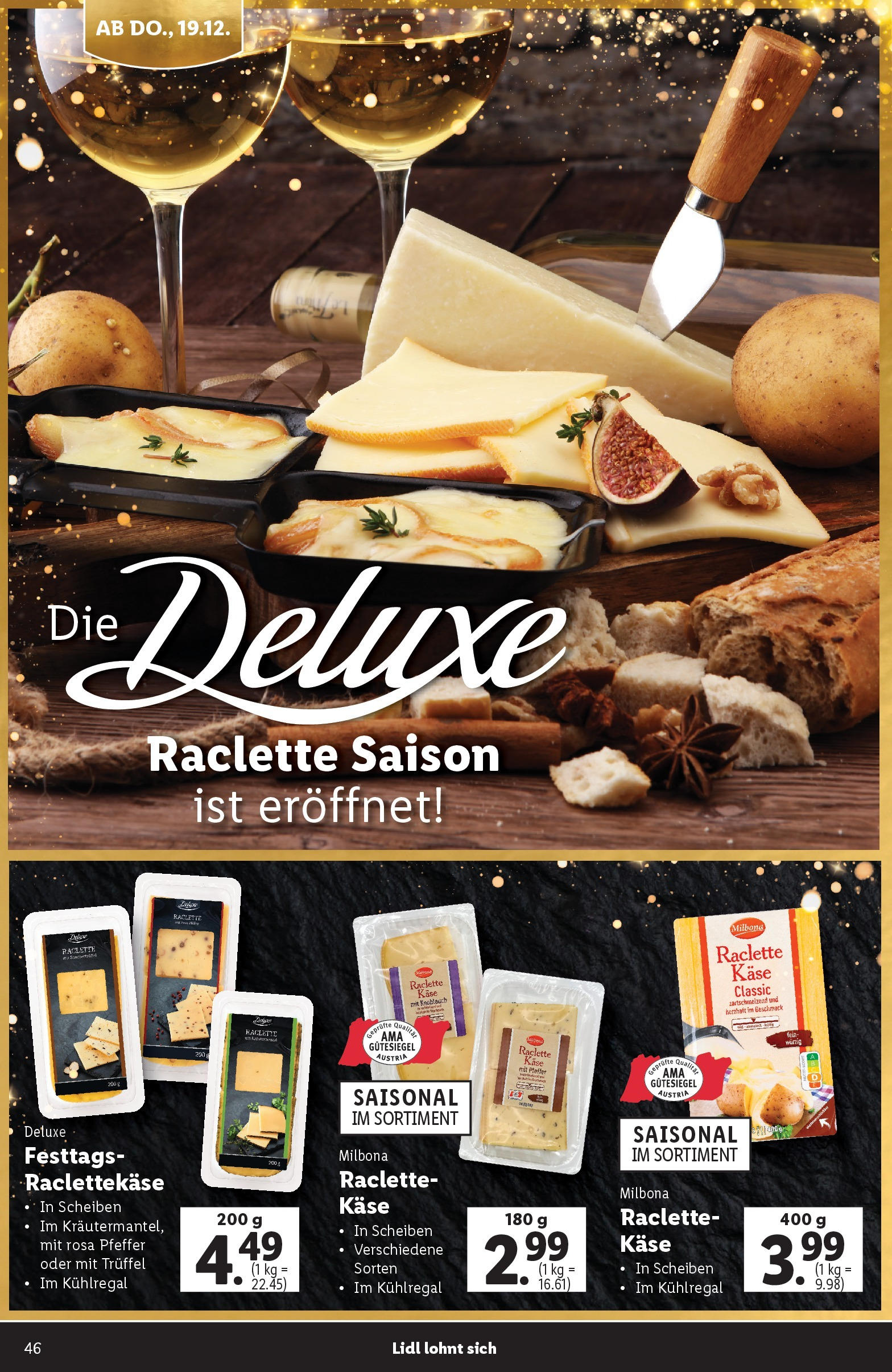 Lidl Flugblatt 07.11.2024 | WEIHNACHTEN | Seite: 46 | Produkte: Pfeffer, Knoblauch, Käse