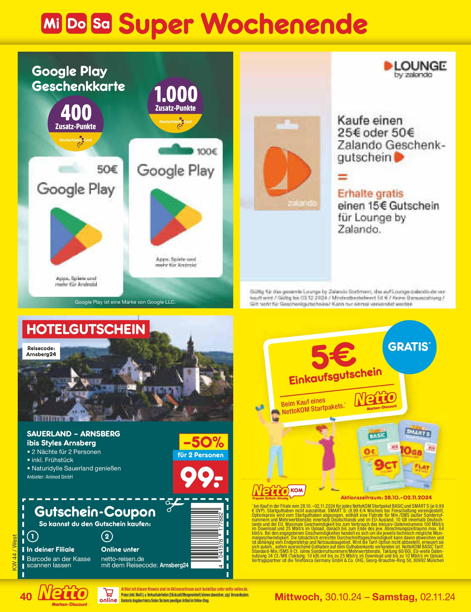 Netto Marken-Discount - Rheinland-Pfalz (ab 27.10.2024) » Angebote | Seite: 51