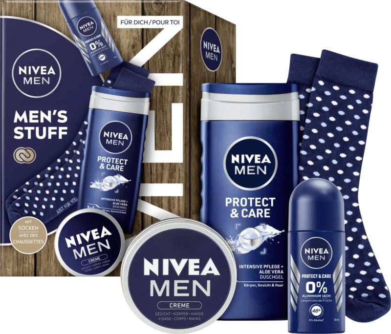 NIVEA MEN Geschenkset Mens Stuff 4tlg