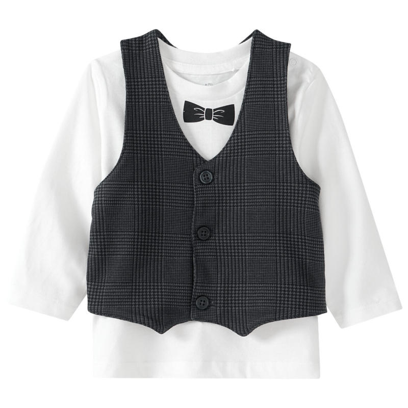 Baby Weste und Langarmshirt im Set