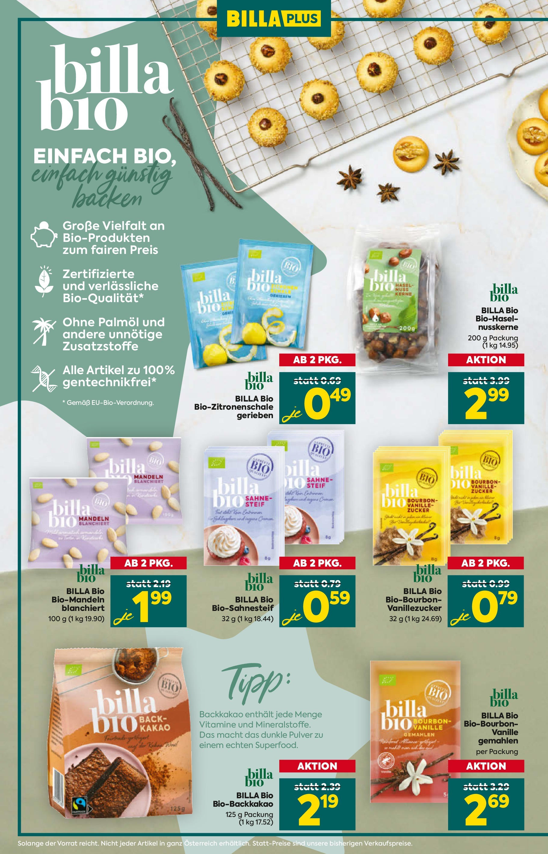 Billa Plus Alles rund ums Backen von 24.10.2024 - Aktuelle Angebote | Seite: 8 | Produkte: Zucker, Bourbon