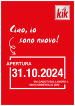 KiK KiK volantino fino al 29.10.2024 - al 29.10.2024