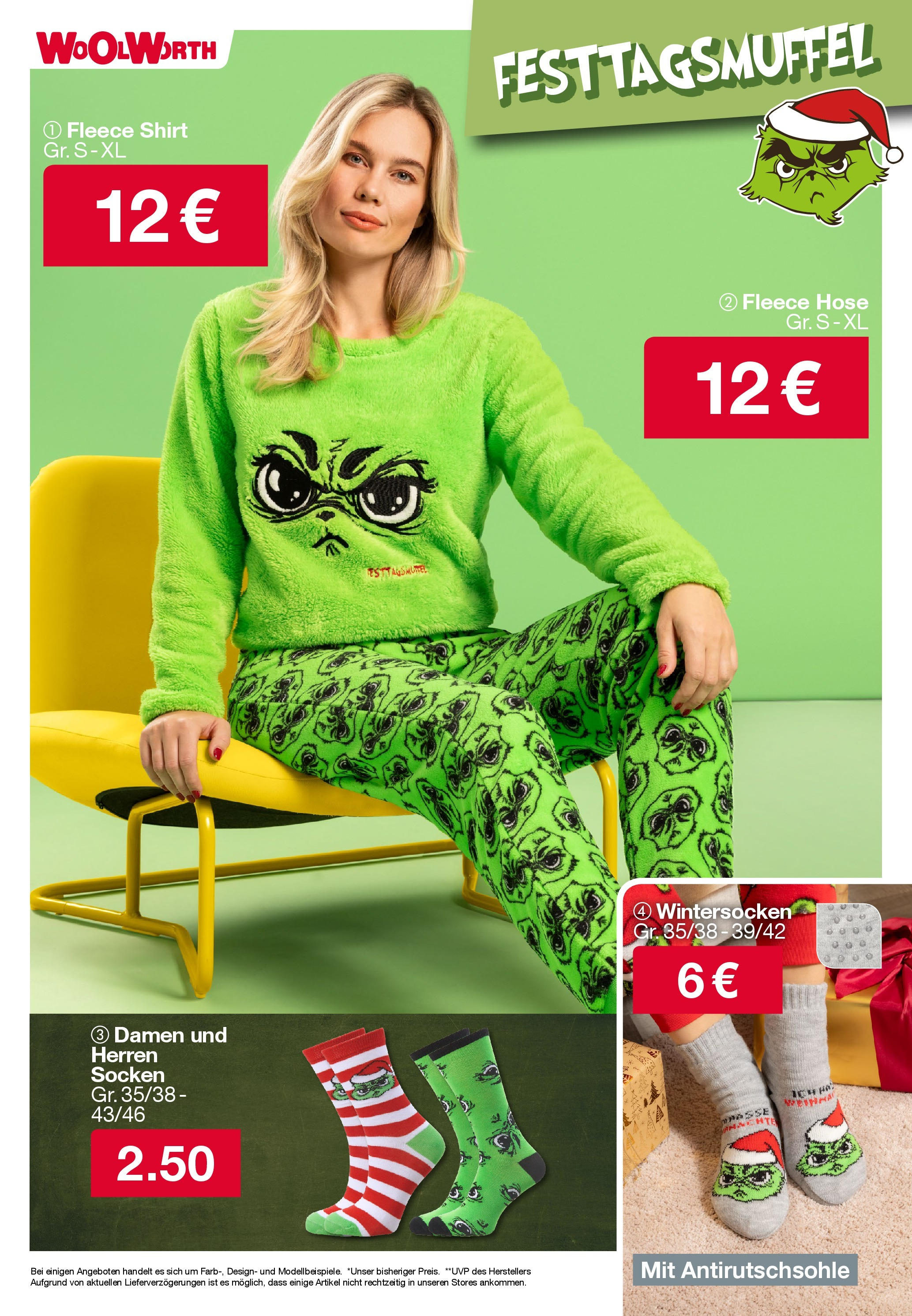 Woolworth Wochenangebote von 24.10.2024 - Aktuelle Angebote | Seite: 2 | Produkte: Hose, Socken