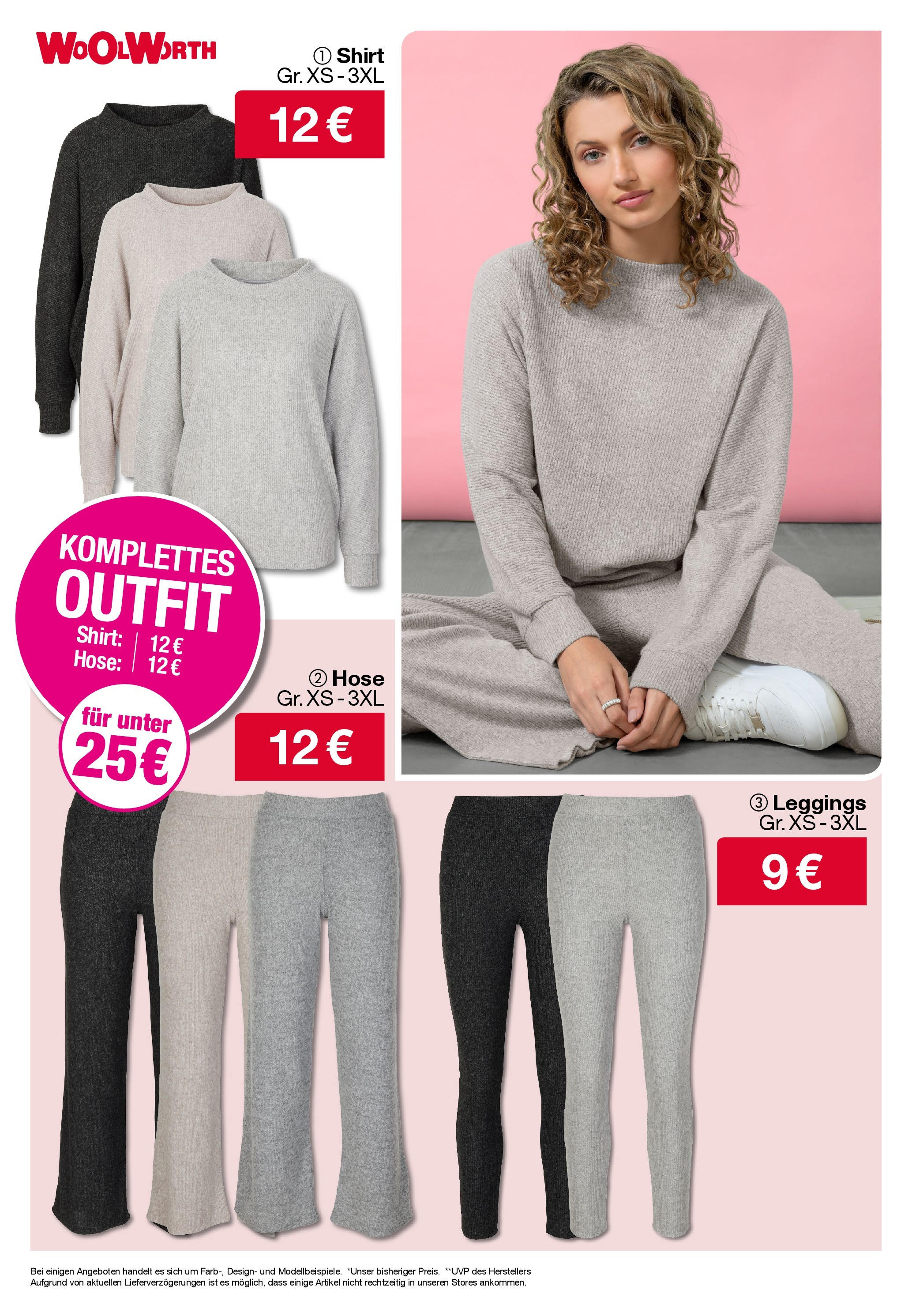 Woolworth Wochenangebote von 24.10.2024 - Aktuelle Angebote | Seite: 12 | Produkte: Hose, Leggings