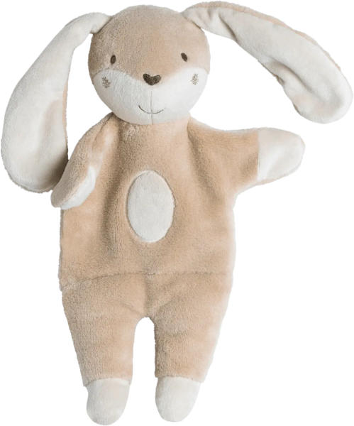 Fehn Handpuppe Hase, braun