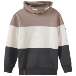 Jungen Sweatshirt mit Schalkragen (Nur online)