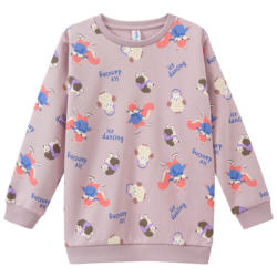 Mädchen Sweatshirt mit Allover-Print (Nur online)