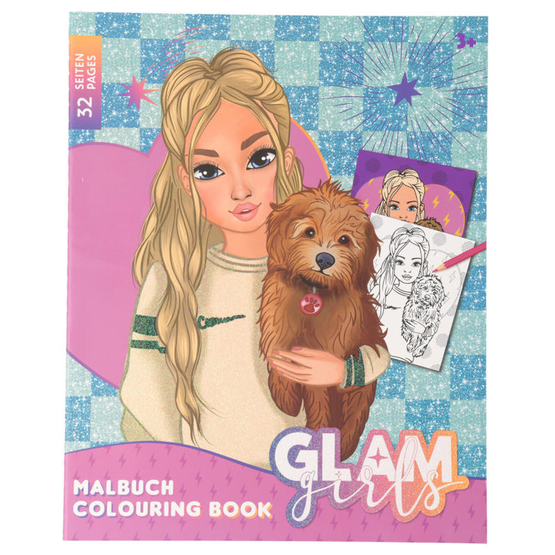 Glam Girls Malbuch