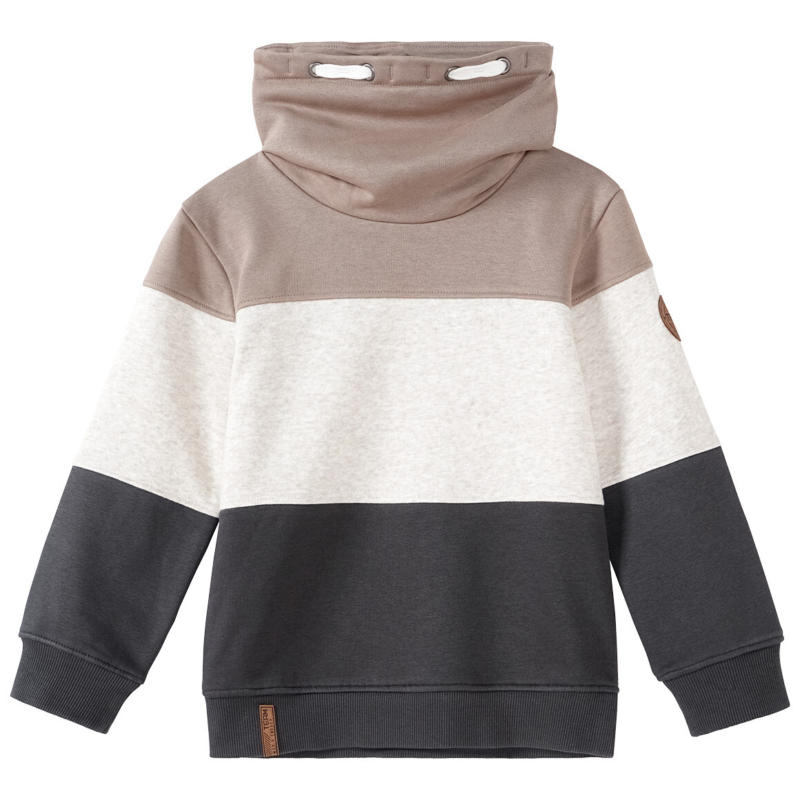 Jungen Sweatshirt mit Schalkragen (Nur online)