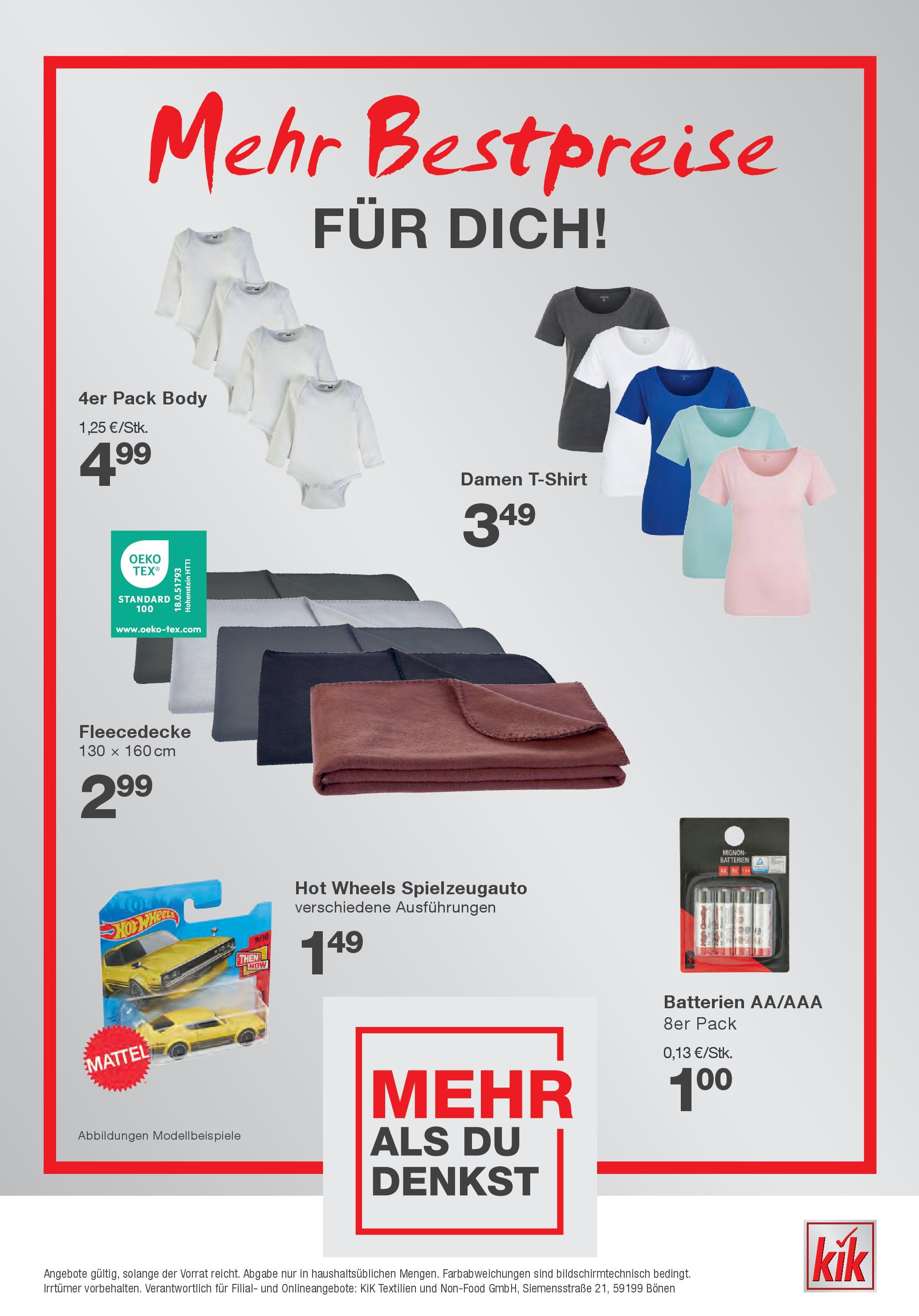 Kik - PopUp Store in Köln (ab 25.10.2024) zum Blättern | Seite: 2 | Produkte: Batterien