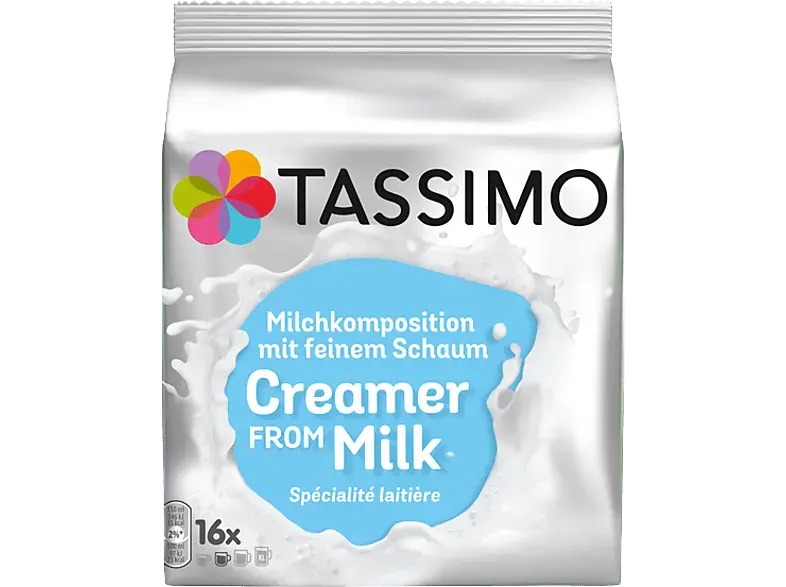 Tassimo Milch Komposition Milchkapsel, 16 Kapseln, Kompatibles System: Tassimo