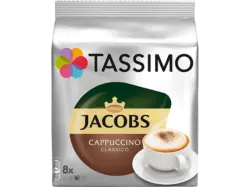 Tassimo Cappuccino Classico Kaffeekapseln, 8 Getränke, Kompatibles System: Tassimo