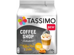 Tassimo Coffee Shop Toffee Nut Latte Kaffeekapsel, 8 Stück, Kompatibles System: Tassimo