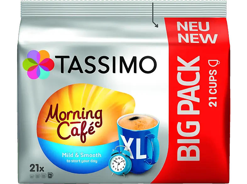 Tassimo Kaffeekapsel Morning Café XL - Mild & Smooth (21 Stk., Kompatibles System: Tassimo); Kaffeekapseln 21 Stück