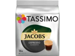 Tassimo Espresso Classico Kaffeekapseln, 16 Stück, Kompatibles System: Tassimo