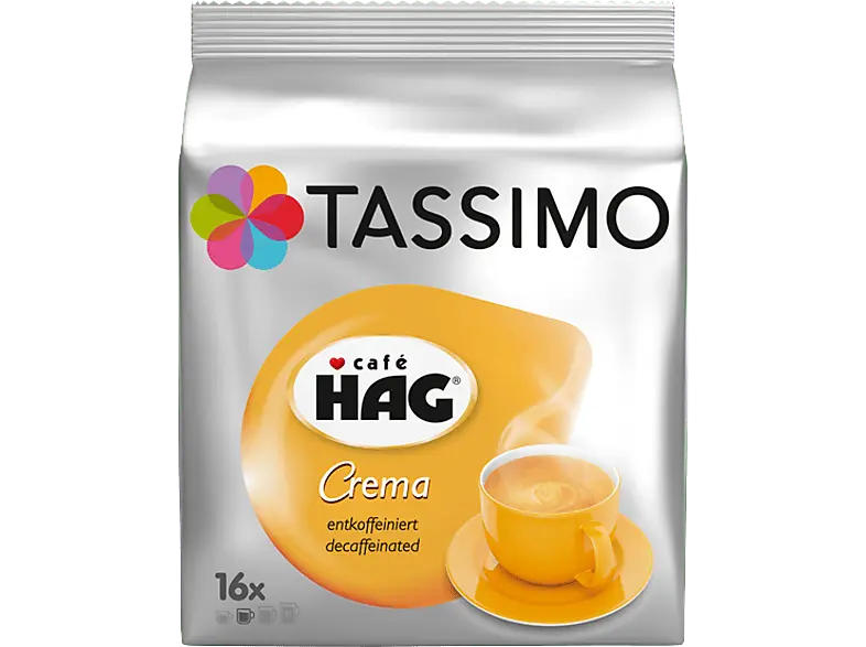 Tassimo Kaffeekapsel Hag Crema (16 Kapseln, Kompatibles System: Tassimo); Kaffeekapseln 16 Stück