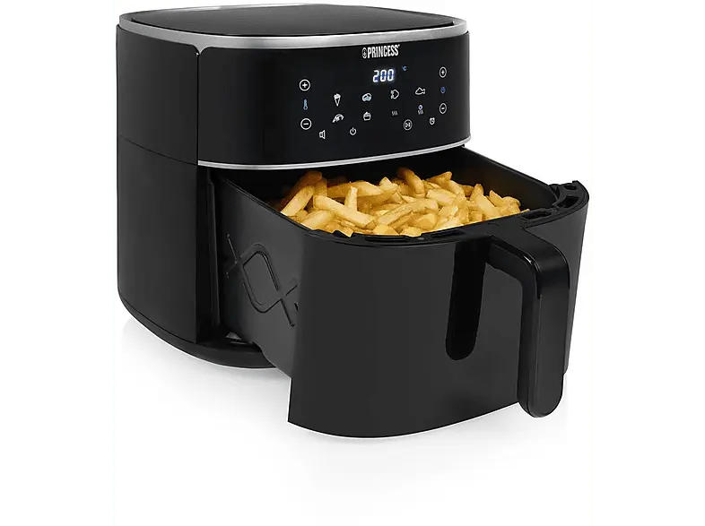 Princess 01.162650.01.001 Fritteuse (8 l, 1800 Watt, Schwarz)