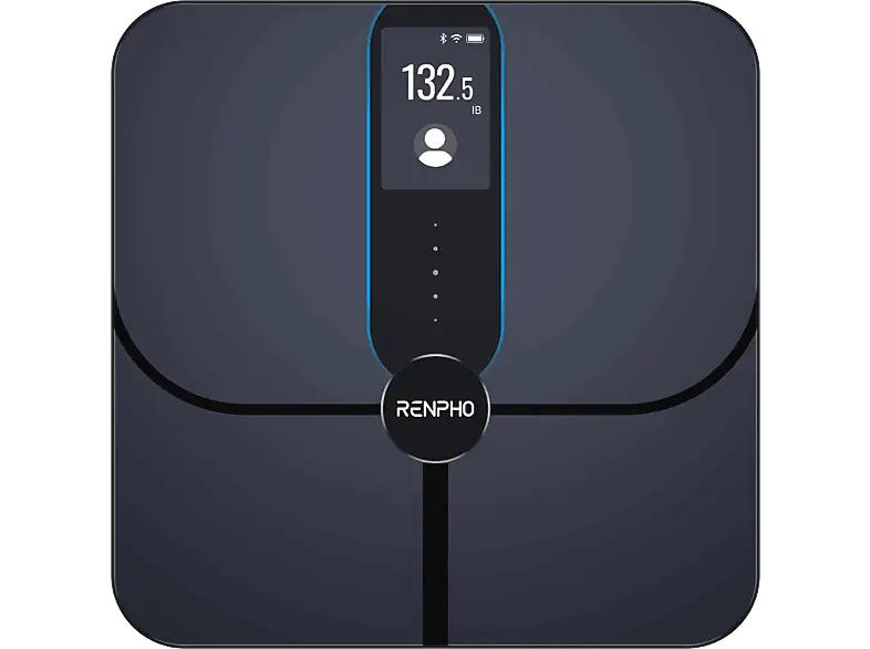 Renpho PEU-R-A031 WIFI Körperfettwaage, Schwarz