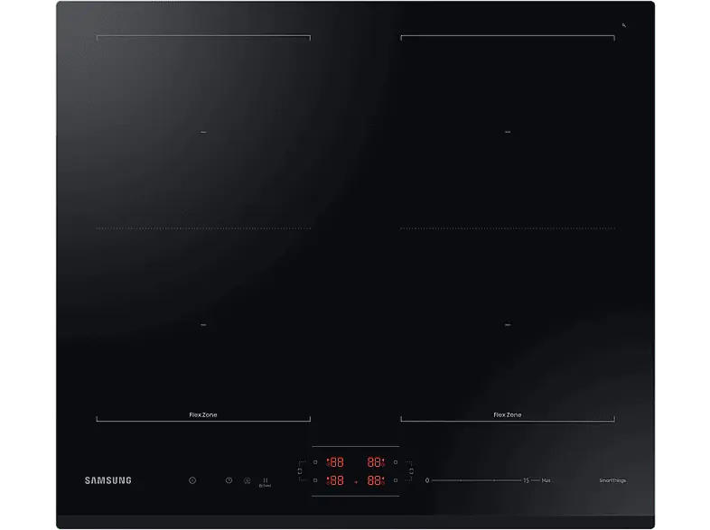 Samsung NZ64B5066GK/U2 Slim Fit Induktionskochfeldskochfeld (590 mm breit, 4 Kochfelder, Glaskeramik, Autarkes Kochfeld)