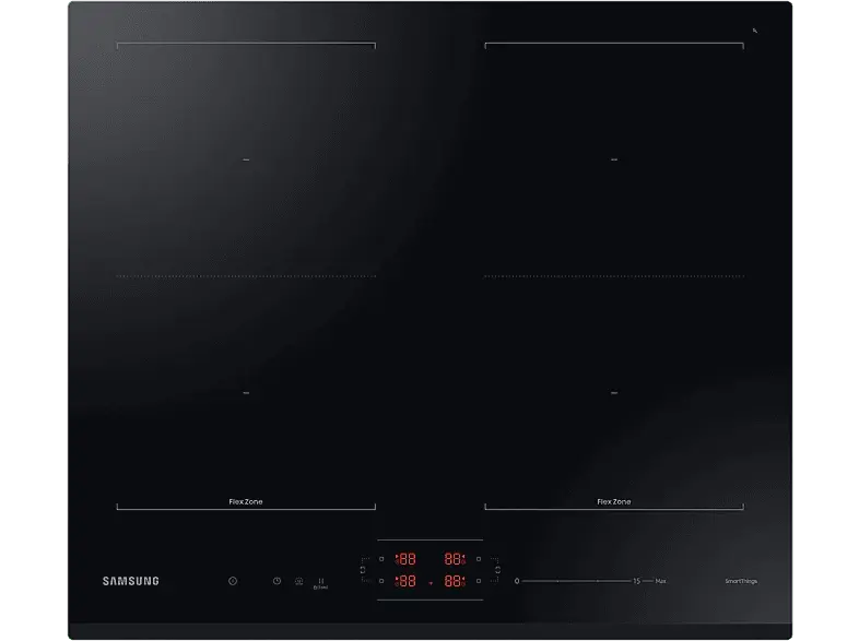Samsung NZ64B5066GK/U2 Slim Fit Induktionskochfeldskochfeld (590 mm breit, 4 Kochfelder, Glaskeramik, Autarkes Kochfeld)