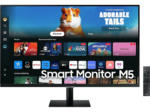 MediaMarkt Samsung Smart Monitor M5 mit Fernbedienung, Full-HD, 27 Zoll, Tizen OS, 4ms GtG, 10W Audio, HDR10, VA-Panel, WiFi + BT, Schwarz - bis 15.02.2025