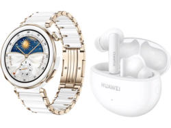 Huawei watch GT 5 Pro, 42mm, Ceramic, inkl. True Wireless Kopfhörer Freebuds 5i; Smart Watch