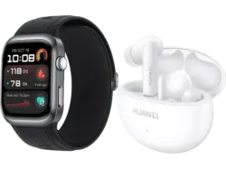 Huawei Watch D2, Black, inkl Free Buds True Wireless Kopfhörer Freebuds 5i, white; Smart Watch