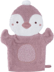 Fehn Waschhandschuh Pinguin, rosa