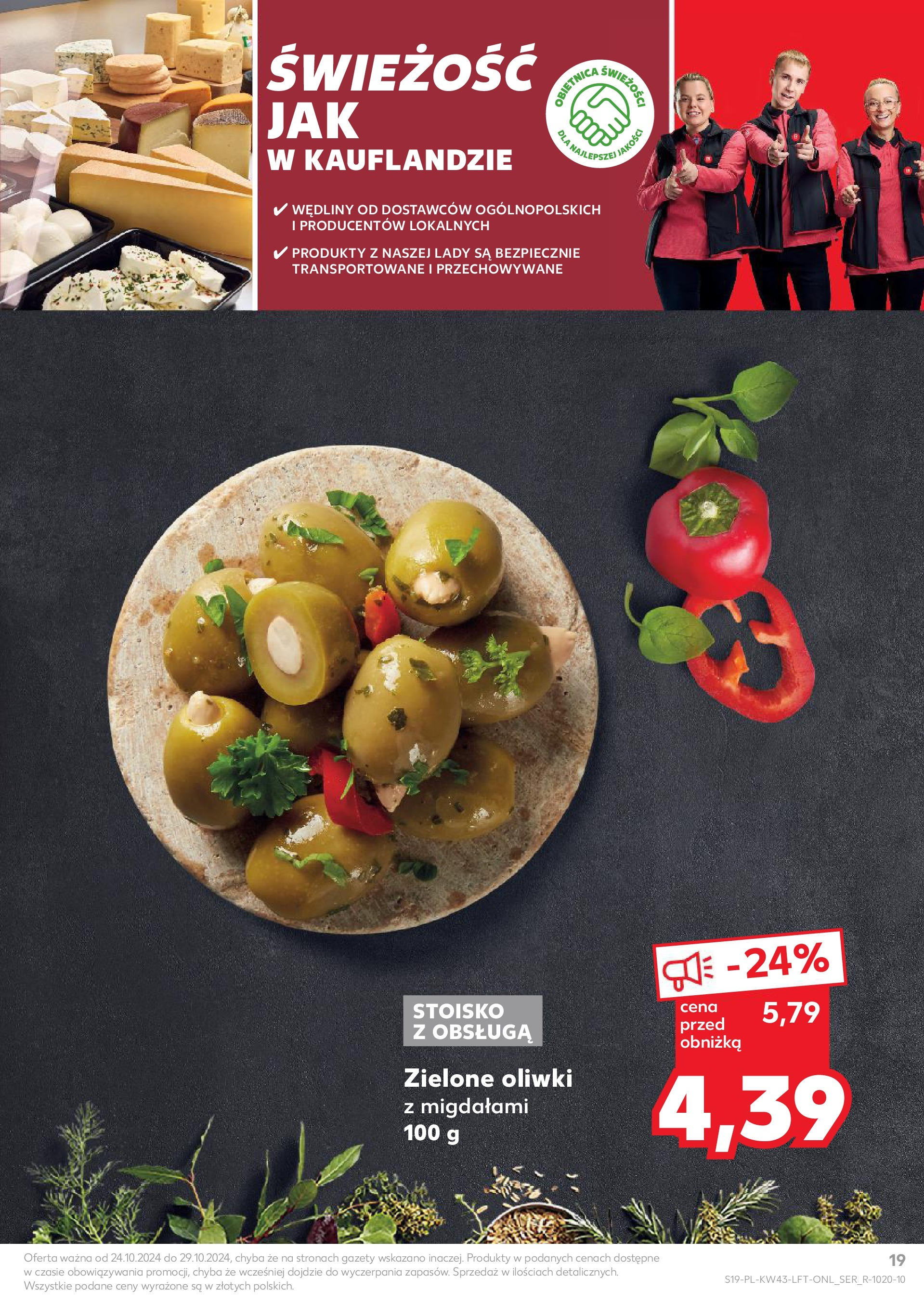 Kaufland gazetka od 24.10.2024 - od jutra PDF | Strona: 19 | Produkty: Wędliny