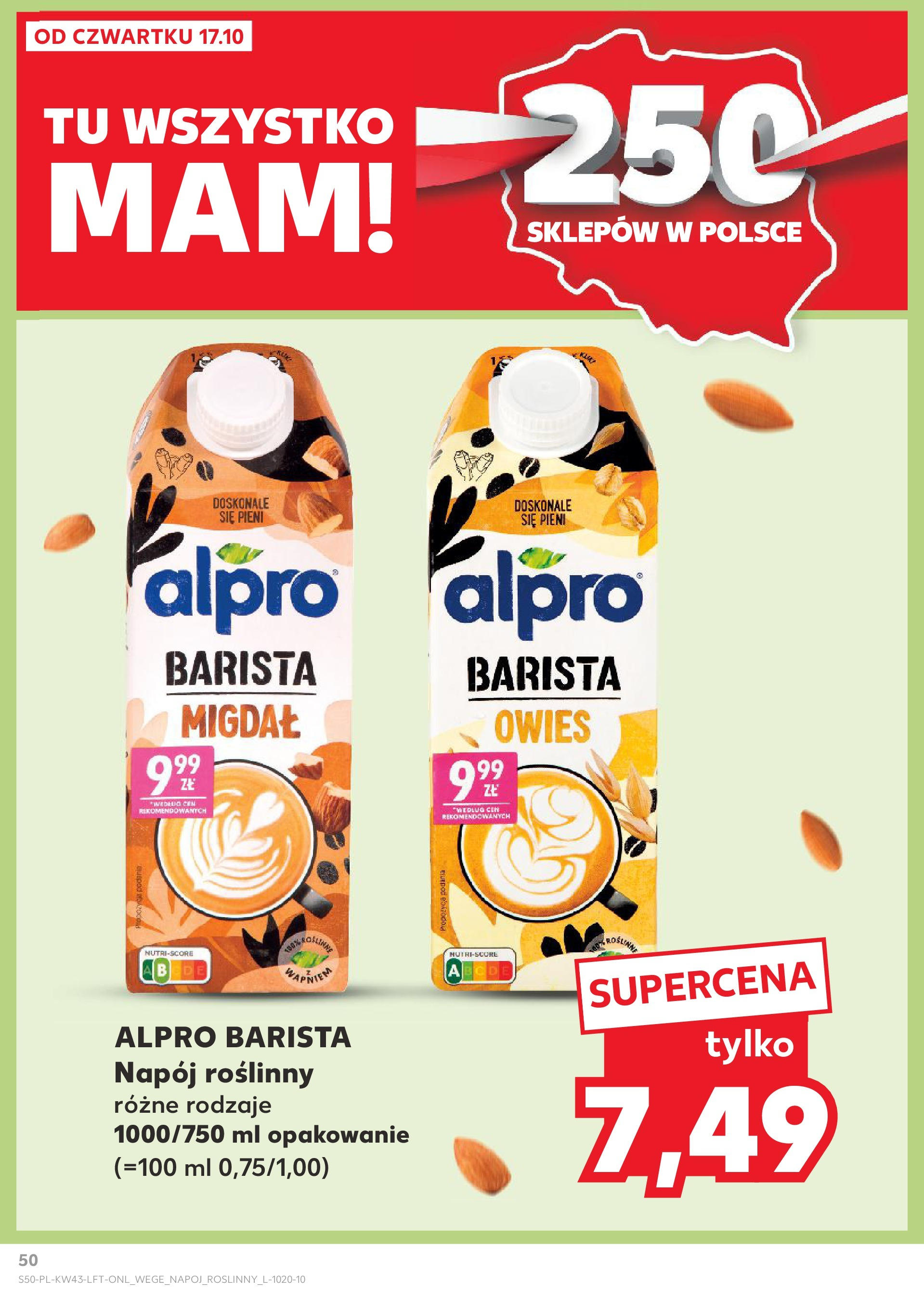 Kaufland gazetka od 24.10.2024 - od jutra PDF | Strona: 50 | Produkty: Alpro