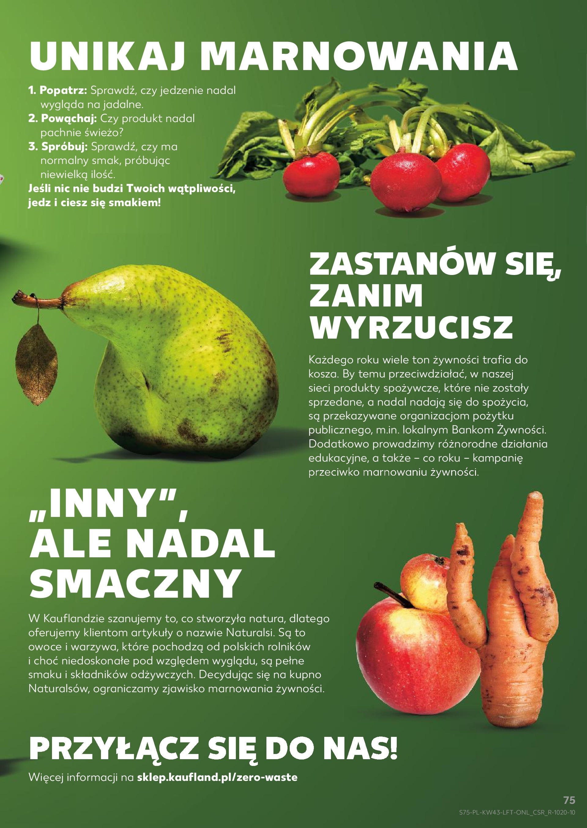 Kaufland gazetka od 24.10.2024 - od jutra PDF | Strona: 75 | Produkty: Owoce