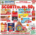 Sacoph Sconti 30 40 50% - al 31.10.2024