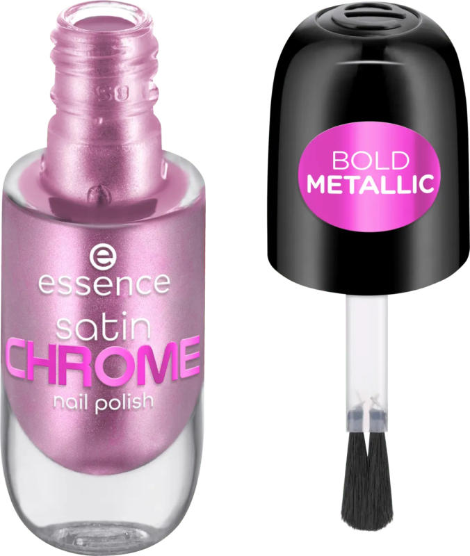 essence Nagellack Satin Chrome 02 Artificial Pinktelligence