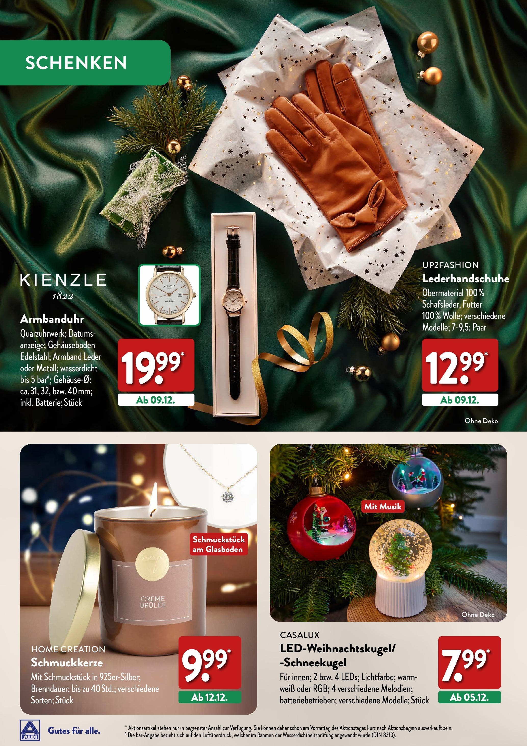 Aldi Weihnachten Deko und Geschenke - Hildburghausen, Coburger Straße 2 (ab 17.10.2024) » Angebote Online | Seite: 26 | Produkte: Up2fashion, Creme, Home creation