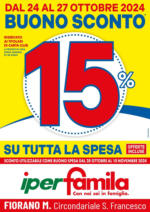 Iperfamila Buono sconto 15% - al 27.10.2024