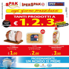 Tanti prodotti a 1, 2, 3 euro