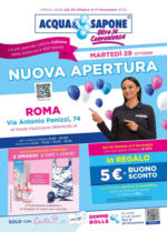 Acqua & Sapone Nuova apertura - al 17.11.2024